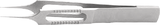 Hoskin Corneal Forceps straight, micro grooved tips