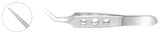 Ultrata Capsulorhexis Forceps,Very Delicate,ShortHandle,Triangular Grasping Tips
