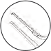 Utrata Capsulorhexis Forceps, Very Delicate Grasping Tipsand Extremely Thin,11mm Long Shanks