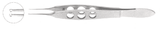 Fechtner Conjunctiva Forceps, Very Delicate,Ring Shaped Tip with Tying Platform