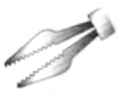 Vitreo-Retinal Forcep, Squeeze Handle,SerratedCrocodileForceps 2mm & 4mm Long Tips 20G