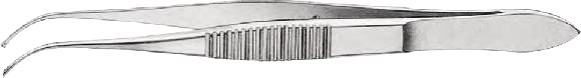 Graefe Tissue Forceps Straight, 1x2Teeth,Delicate