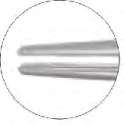 Bonaccolto Conjunctiva Forceps, 1.2mm wide,Serrated jaws