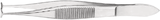 Green Fixation Forceps, 5mm Wide,Multiple Teeth