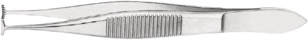 Green Fixation Forceps, 10mm Wide,Multiple Teeth