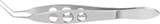 Faulkner Lens Holding Forceps, Smooth jaws,Rounded