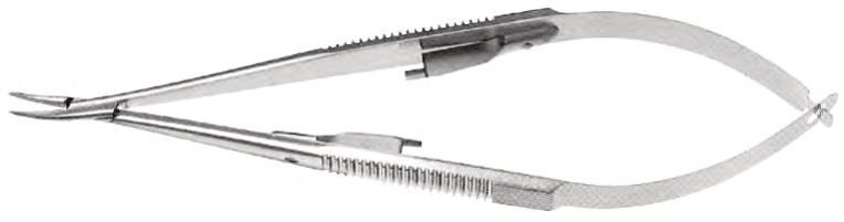 Castroviejo Needle holder, Delicate Jaws,140mm Long,Straight,without Lock