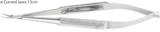 Barraquer Needle holder, Very Delicate Curved Jaws 13cm, with Lock