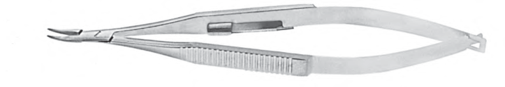 McPherson Needle holder, Extra Delicate Jaws,Straight,WithoutLock