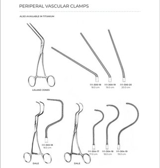 Periperal Vascular Clamps (Part 2)