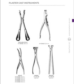 Plaster Cast Instruments