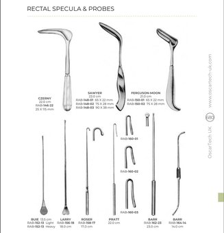 Rectal Specula & Probes