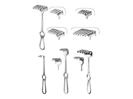 Retractors reusable surgical instruments