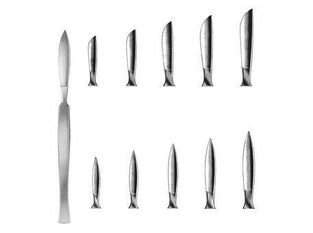 Scalpels reusable surgical instruments