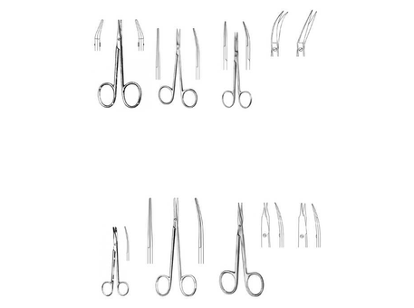 Scissors reusable surgical instruments