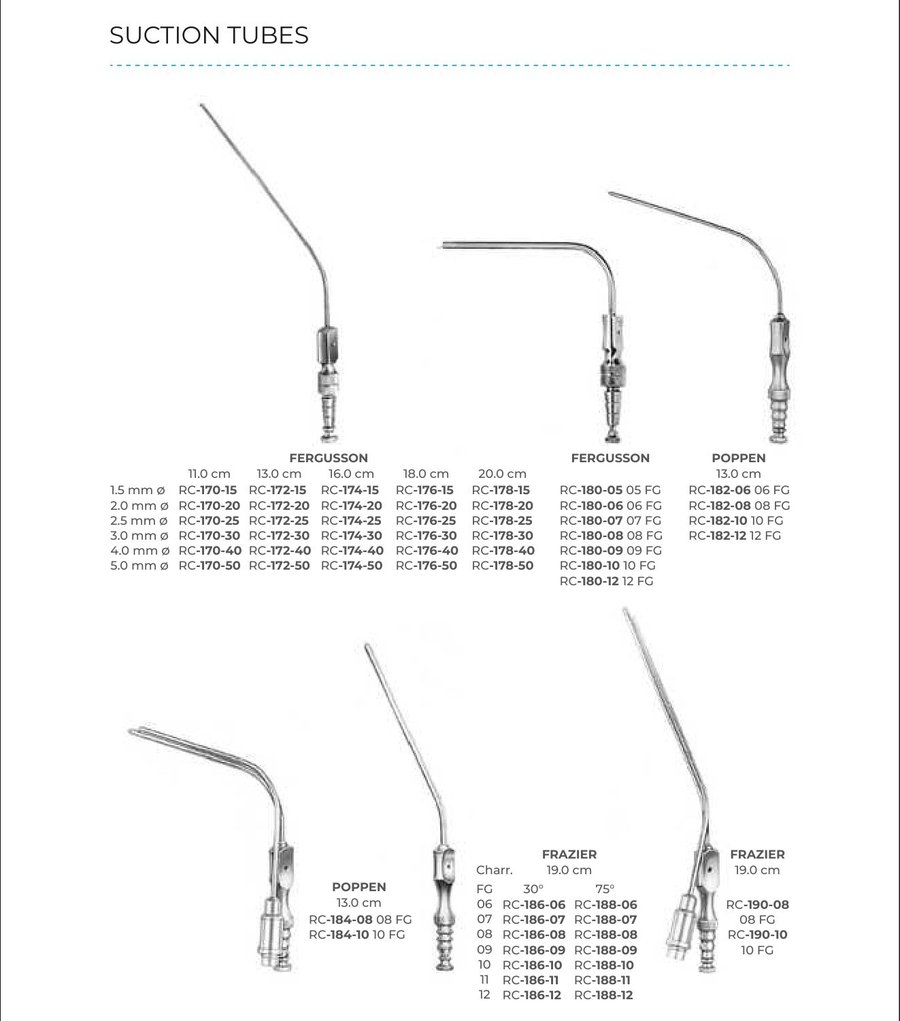 Suction Tubes (Part 1)
