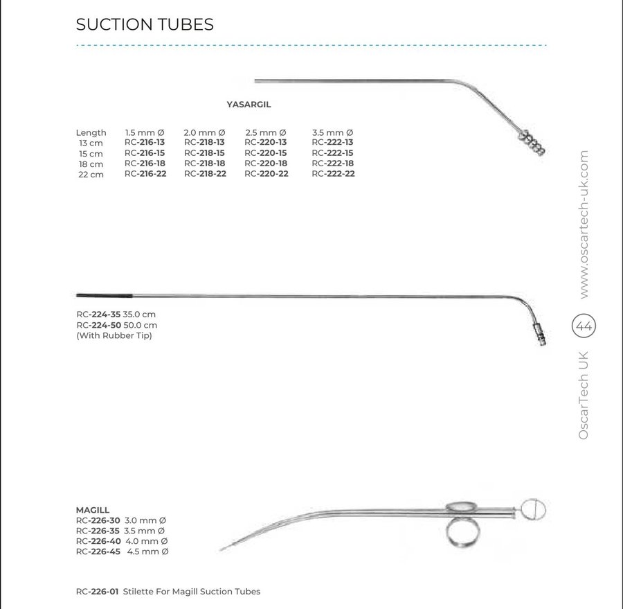 Suction Tubes (Part 2)