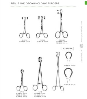 Tissue And Organ Holding Forceps