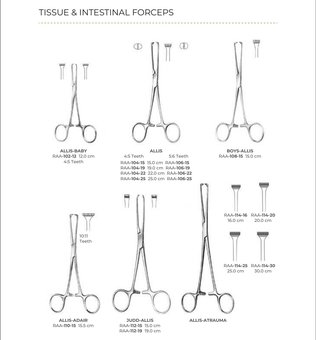 Tissue & Intestinal Forceps (Part 1)