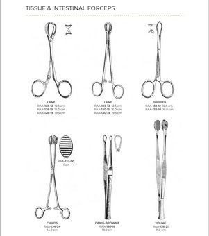 Tissue & Intestinal Forceps (Part 2)