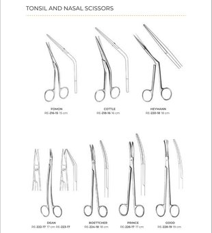Tonsil And Nasal Scissors