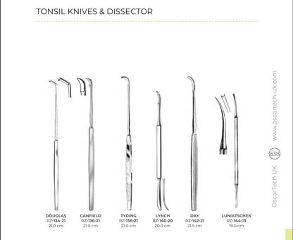 Tonsil Knives & Dissector