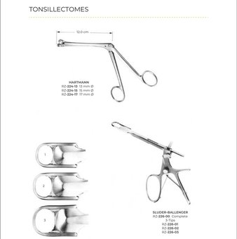Tonsillectomes