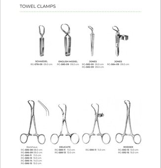Towel Clamps