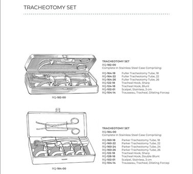 Tracheotomy Set