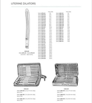 Uterine Dilators (Part 1)