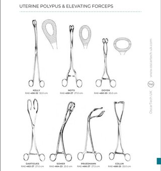 Uterine Polypus & Elevating Forceps